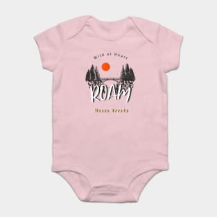 ROAM means Nevada (wild at heart) Baby Bodysuit